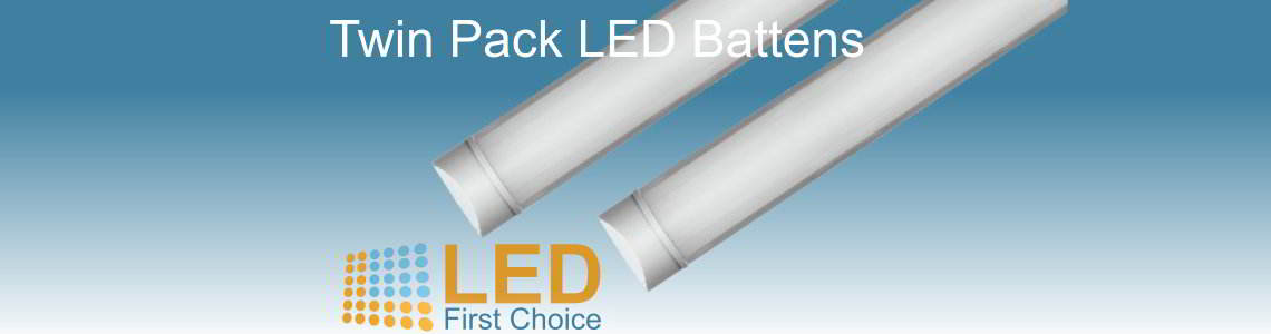 Twin Pack LED Battens