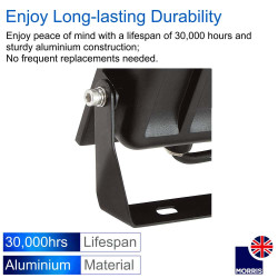 Morris LED Floodlight with PIR Sensor 30W 6500K Morris LED Floodlight with PIR Sensor 30W 6500K