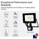 Morris LED Floodlight with PIR Sensor 30W 6500K