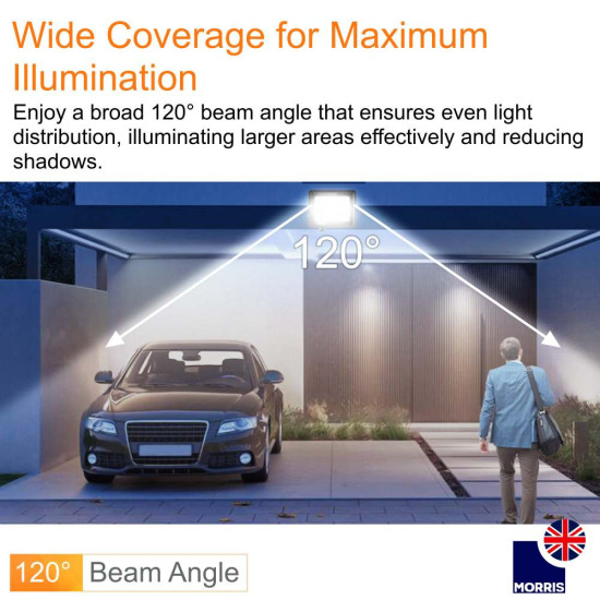 Morris LED Floodlight 20W 6500K 2,000lm Morris LED Floodlight 20W 6500K 2,000lm