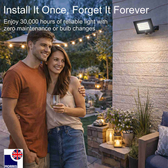 Morris LED Floodlight 30W 6500K 3,000lm