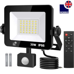 Morris Remote Control LED Floodlight 30w  6500K Morris Remote Control LED Floodlight 30w  6500K