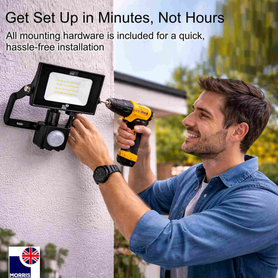 Morris Remote Control LED Floodlight 30w  6500K