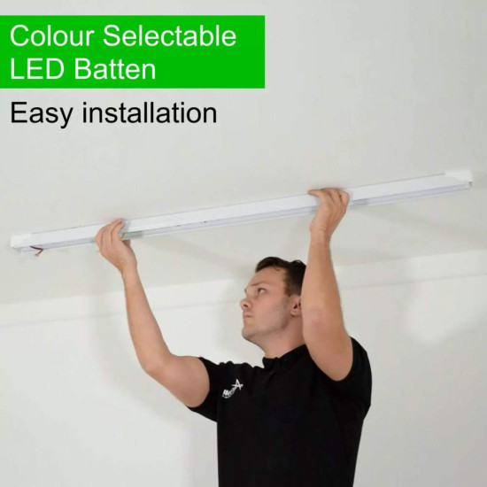 4ft LED Batten Light 3 in 1 Colour Changeable 4ft LED Batten Light 3 in 1 Colour Changeable