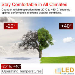 Morris 4ft IP65 Weatherproof Outdoor LED Lighting Batten Lights (Heavy Duty) 