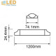 V-TAC Slimline 4ft LED Tube light (batten)