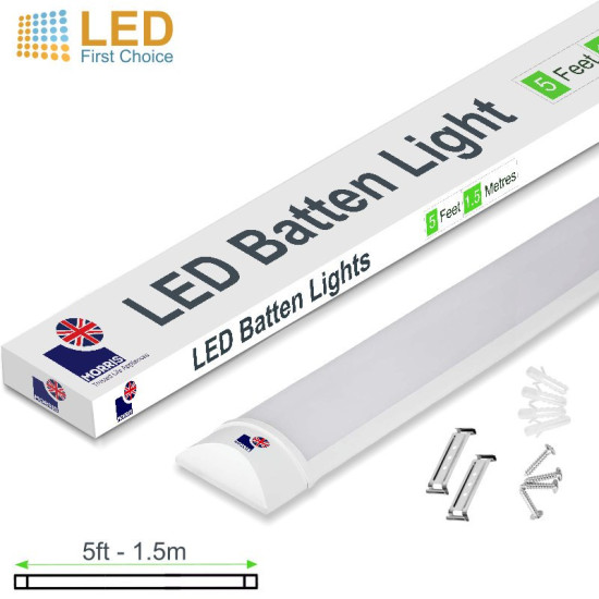 Morris Slimline Lightweight 5ft LED Tube Light (Value Range)