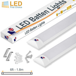 Morris Slimline 6ft Twin LED Batten light - Performance Range