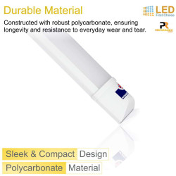 Morris Slimline 5ft Twin LED Batten light - Performance Range