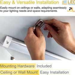 Morris Slimline 6ft Twin LED Batten light - Performance Range