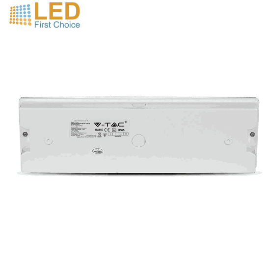 V-TAC LED Emergency Light (Exit Bulkhead 6000K IP65) V-TAC LED Emergency Light (Exit Bulkhead 6000K IP65)