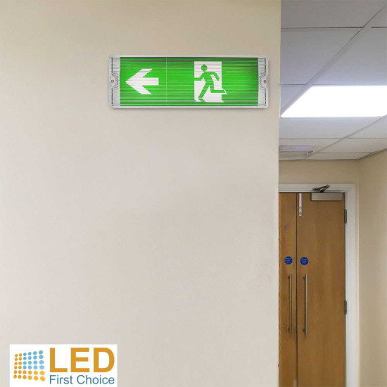V-TAC LED Emergency Light (Exit Bulkhead 6000K IP65) V-TAC LED Emergency Light (Exit Bulkhead 6000K IP65)