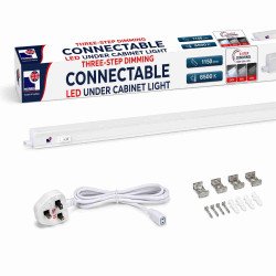 Morris 3-Step Dimmable & Connectable Under Kitchen Cabinet Lighting LED - 18W 2160LM 6500K - 1150mm