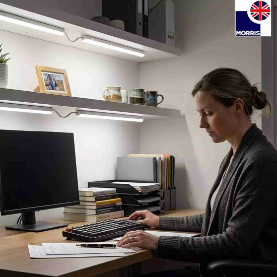 Morris 3-Step Dimmable & Connectable Under Kitchen Cabinet Lighting LED - 18W 2160LM 6500K - 1150mm