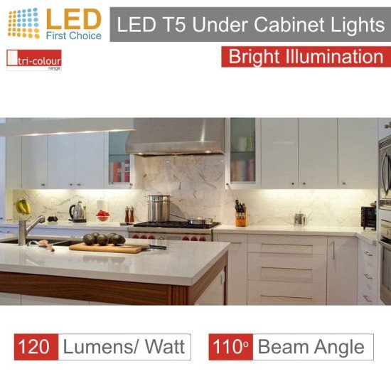 Morris LED T5 Under Cabinet Lights 288mm Tri-Colour (3CCT)  (Connectible)