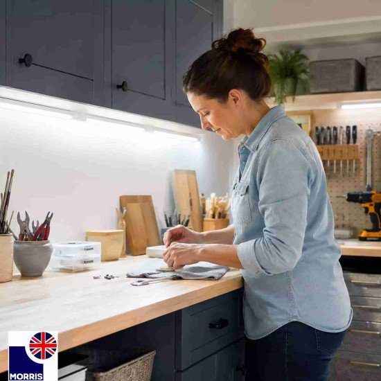 Morris 3-Step Dimmable & Connectable 9W 1080LM 6500K  LED Under Cabinet Lights - 550mm