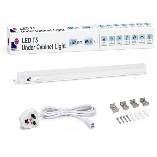 Morris 3000 or 6500K Under Cabinet Lights – LED 9W, 1080 Lumen, Connectable 550mm