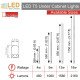 Morris Twin Pack LED T5 Below Cabinet Lighting 550mm Tri-Colour (3CCT) (Connectible)