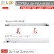 Morris Twin Pack LED T5 Below Cabinet Lighting 550mm Tri-Colour (3CCT) (Connectible)