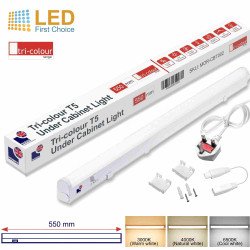 Morris LED T5 Under Cabinet Lights 550mm Tri-Colour (3CCT)  (Connectible)