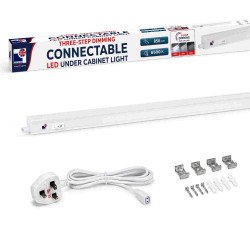 Morris 3-Step Dimmable & Connectable Under Cabinet Lights 13W 1560LM 6500K Tri Color LED - 850mm