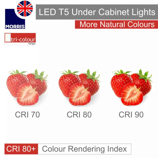 Morris LED T5 Under Cabinet Lights 1449mm Tri-Colour (3CCT)  (Connectible)