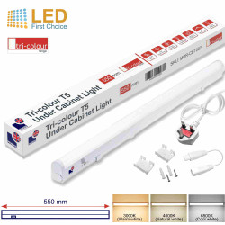 Morris LED T5 Under Cabinet Lights 550mm Tri-Colour (3CCT)  (Connectible)